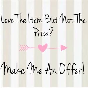 I entertain all reasonable offers. Thank you!